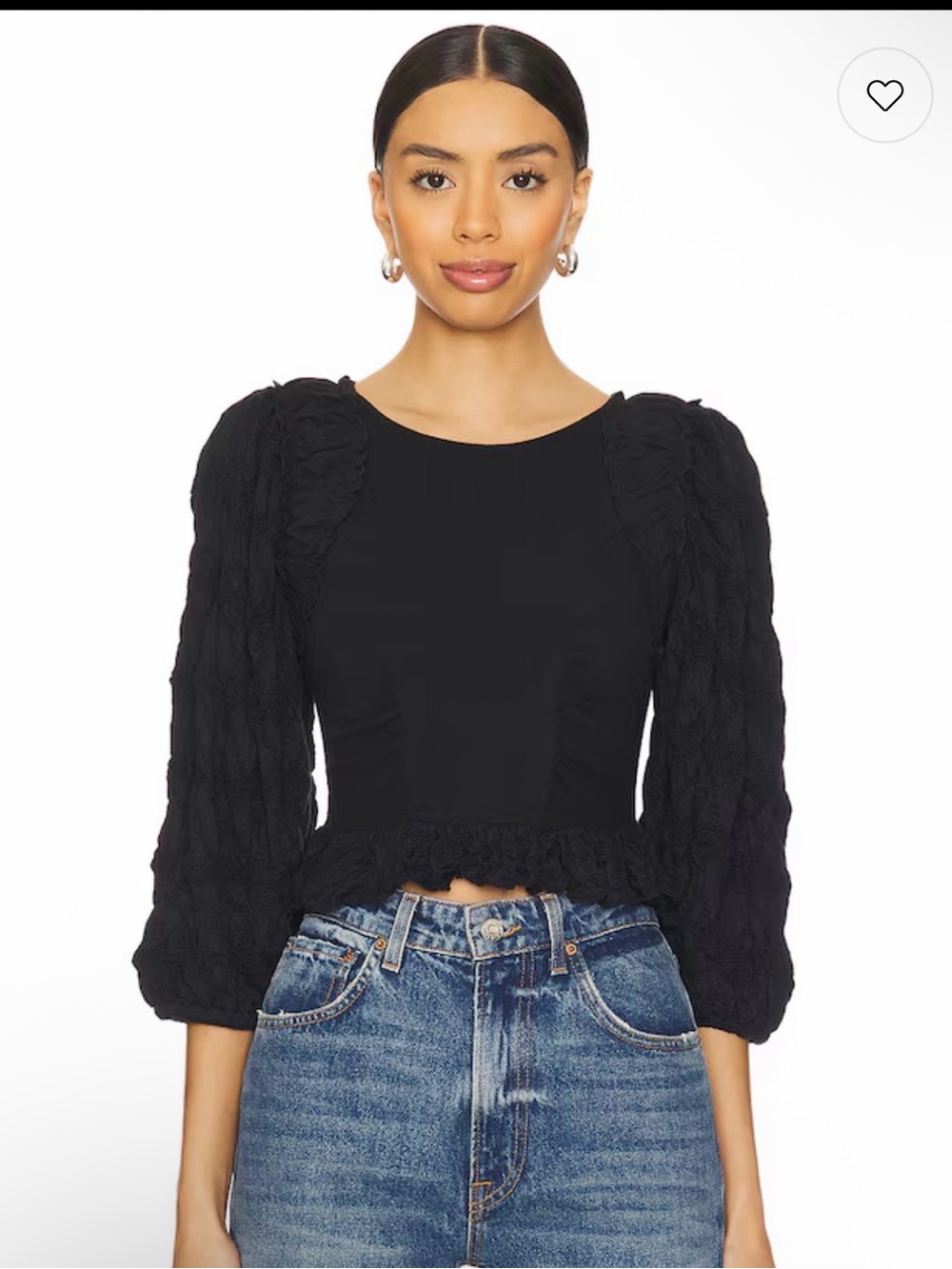 Free People Olivia Top Black